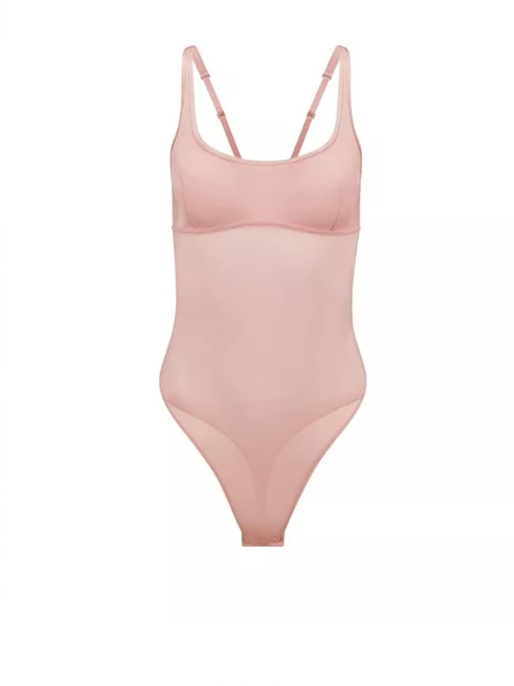Adore Me Blush Bodysuit with Adjustable Straps